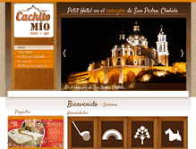 Tablet Screenshot of cachitomio.com